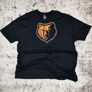 Memphis Grizzlies Fanatics Wood-Grain Logo Tee
